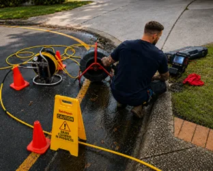 On-site drain inspection at a Dee Why property